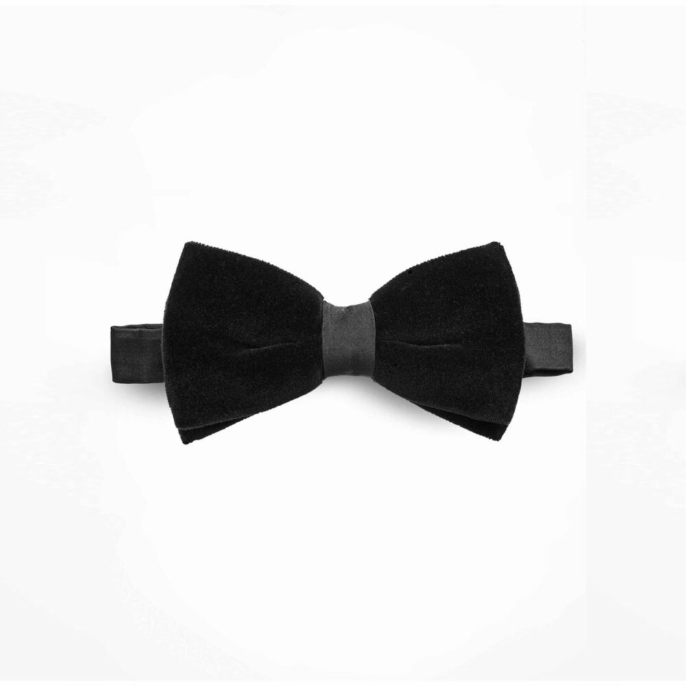 Black Velvet Bow Tie